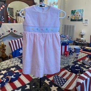 Anavini Smocked Infant Girls Dress size 24 months